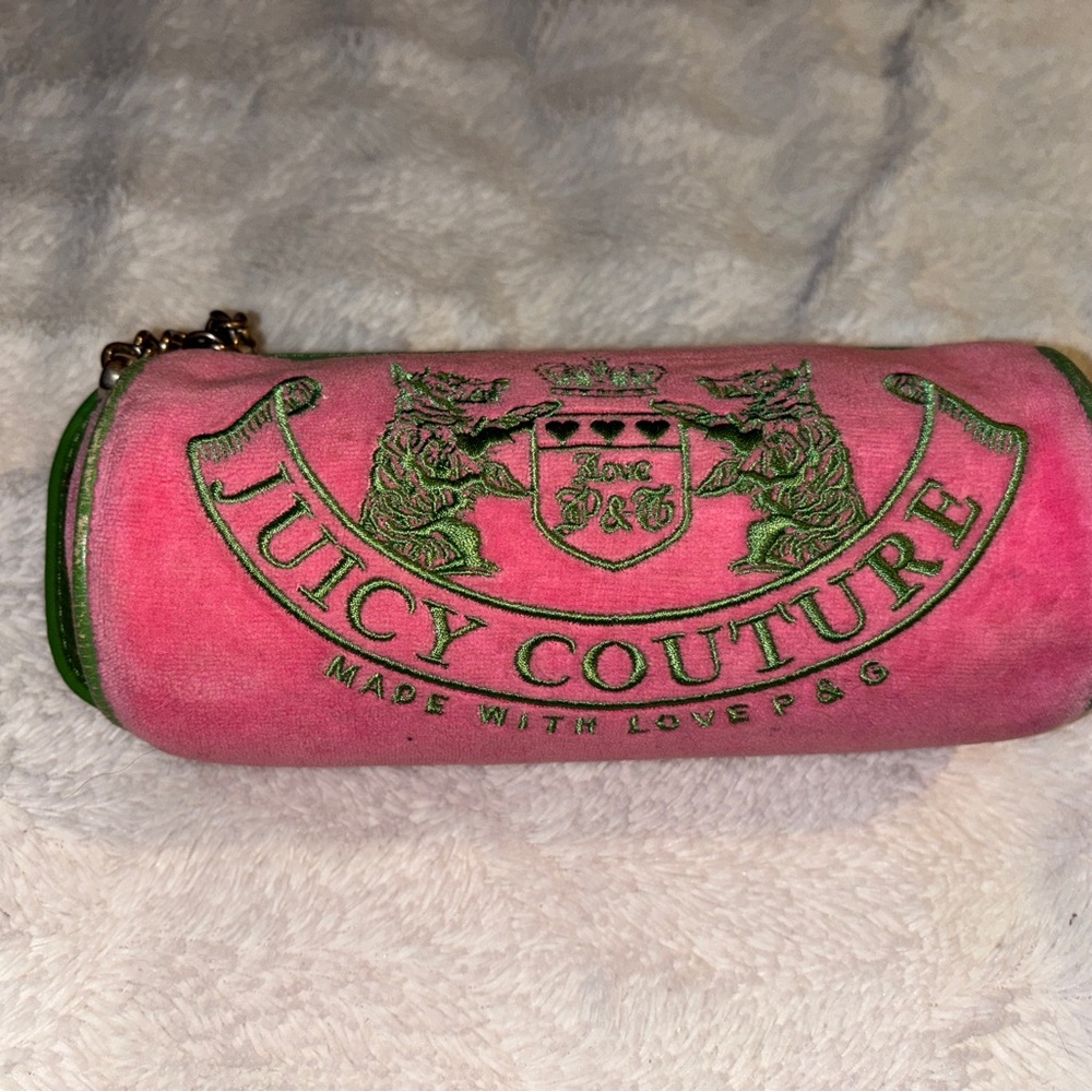 ⭐️RARE⭐️ Vintage Juicy Couture Barrel Makeup Brush Case - Picture 6 of 13